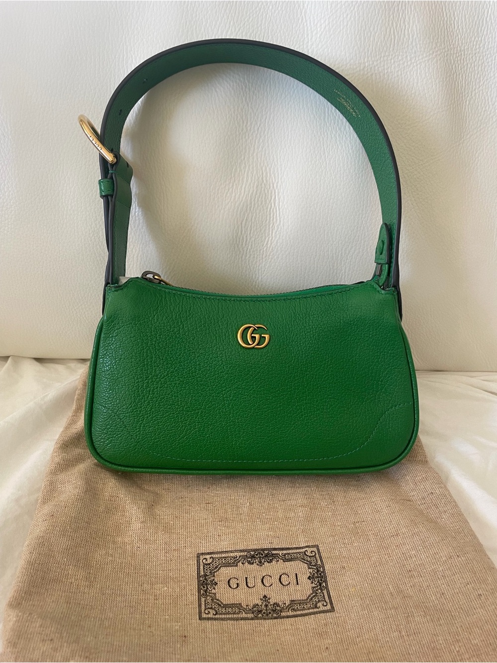 Gucci GG Marmont Aphrodite Leather Mini Shoulder Bag